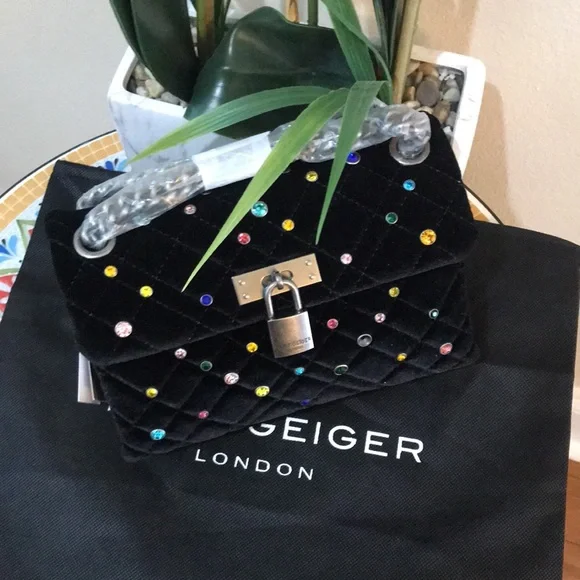 Kurt Geiger London Mini Brixton Shoulder Bag In Charcoal - - Picture 6 of 17